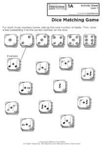 Dice Matching Game