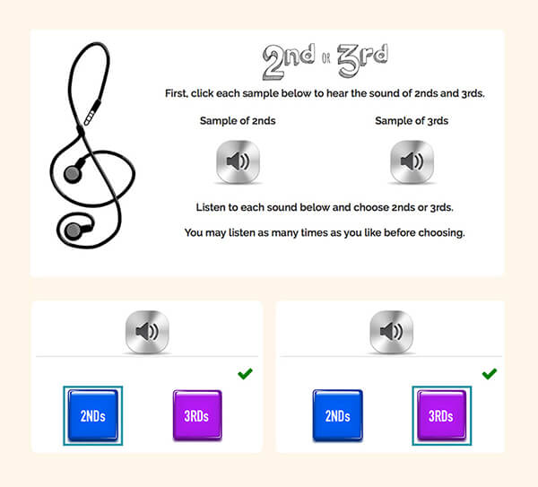 Interactive Piano Method® - Sample Activity "Ear Training"