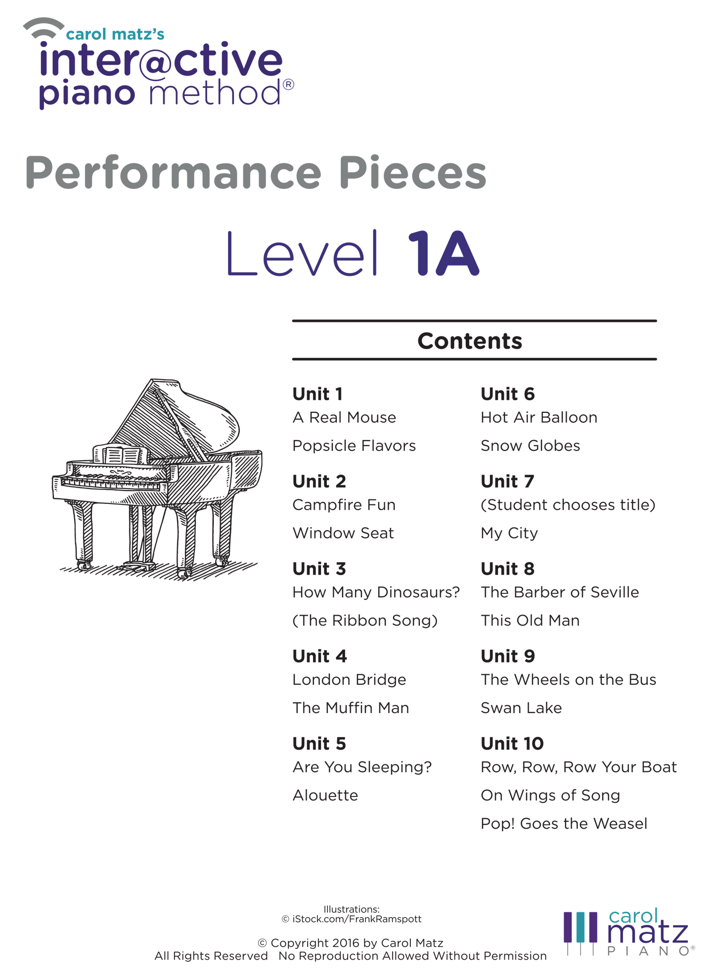 Level 1A for Beginner Students - Interactive Piano Method®