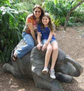 Me and my niece at Zoo Miami