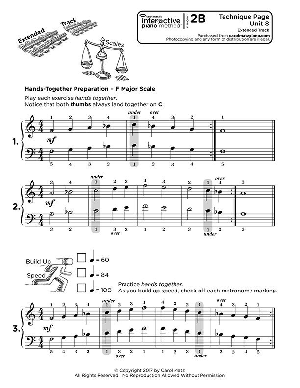 Interactive Piano Method® - 2B "Technique"