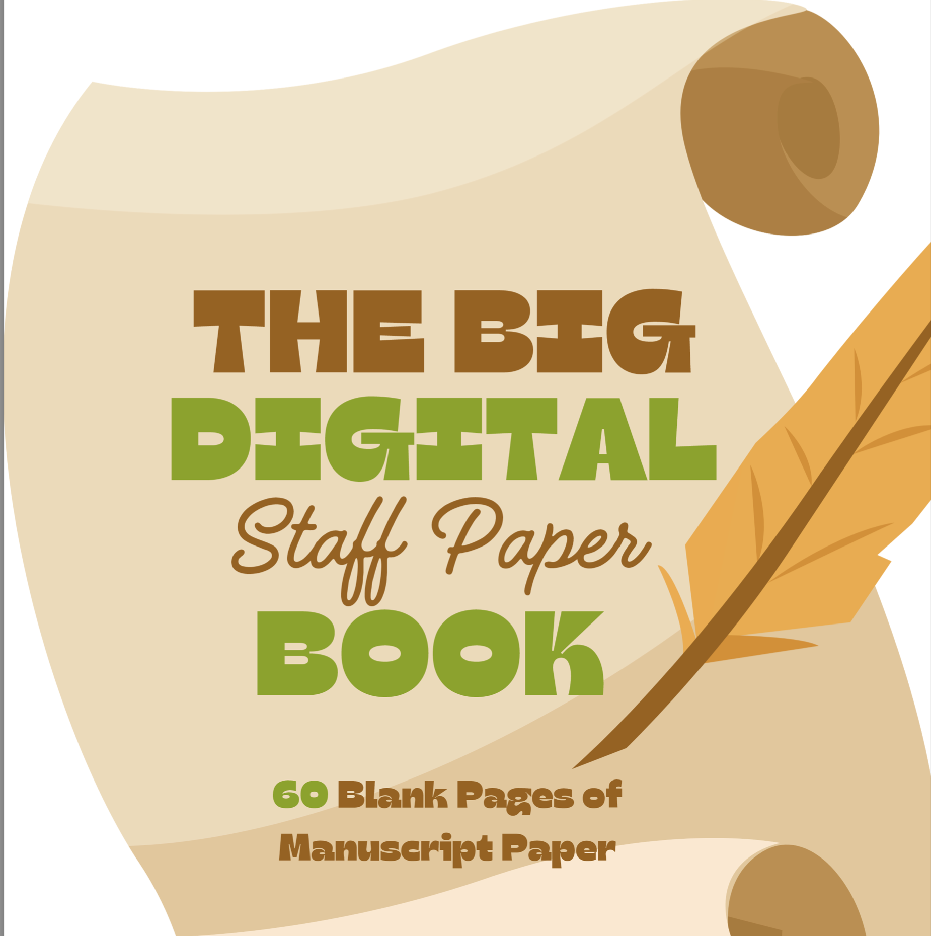 The Big Digital Staff Paper Book