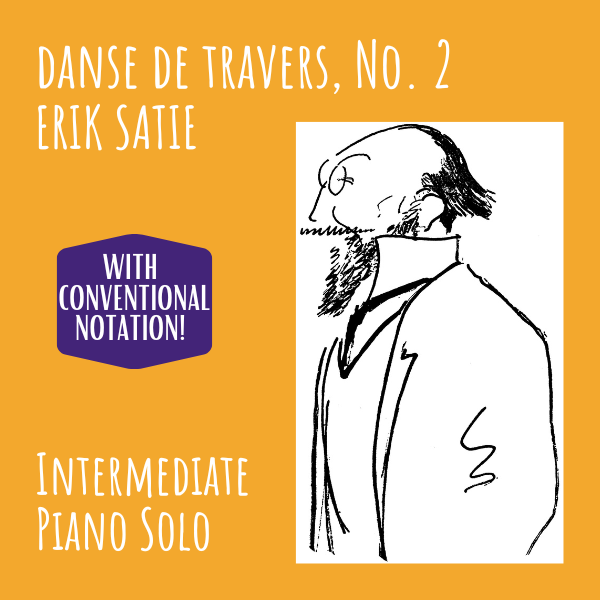 Satie "Danse de travers, No. 2" PDF with Studio License